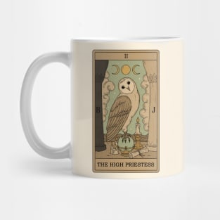 The High Priestess - Owls Tarot Mug